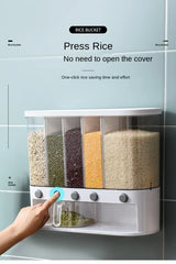 6 Grid Kitchen Dry Food Dispenser