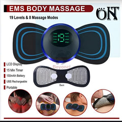 Ems Massager For Neck & Foot Combo Pack With Rechargable Battery