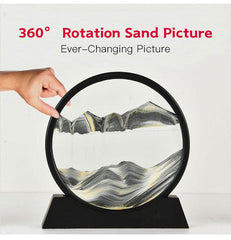 3D Moving Glass Sandscape Art Painting