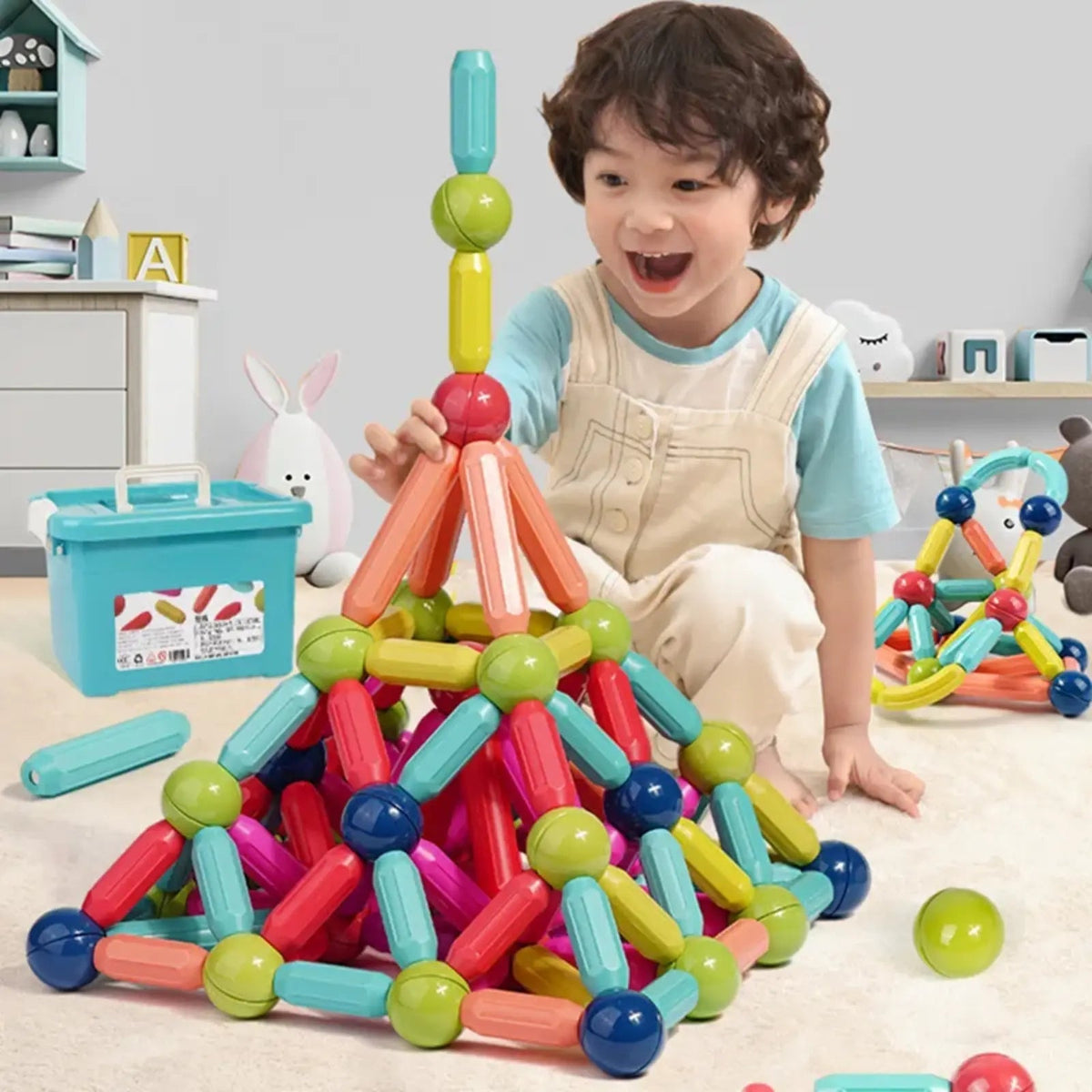 Magnetic Building Blocks For Kids Early Development