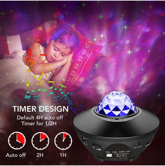 Galaxy Ocean Wave Light Projector