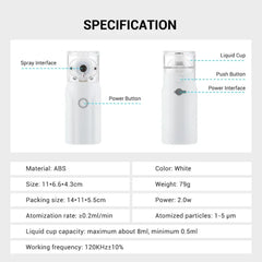 Portable Rechargeable Nebulizer